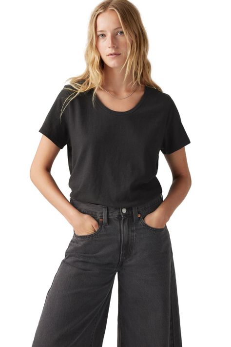 Polera Mujer Bridget Ss Tee Negro Levis 001HG-0000-2