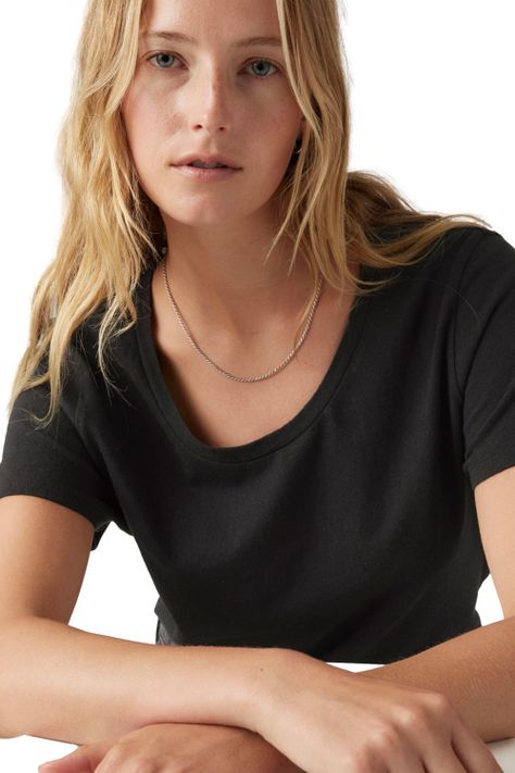 Polera Mujer Bridget Ss Tee Negro Levis 001HG-0000-3