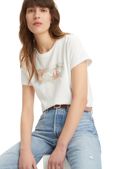 Polera Mujer Regular Fit Blanco Levis 17369-2751-2