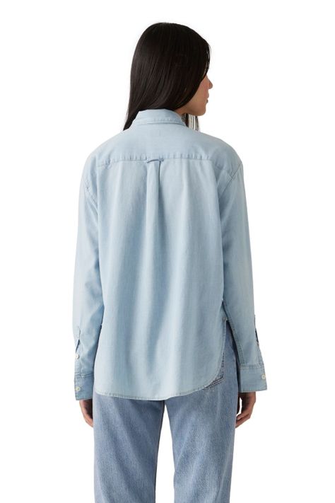 Camisa Mujer Harlie New Bf Shirt Celeste Levis 001HM-0000-1