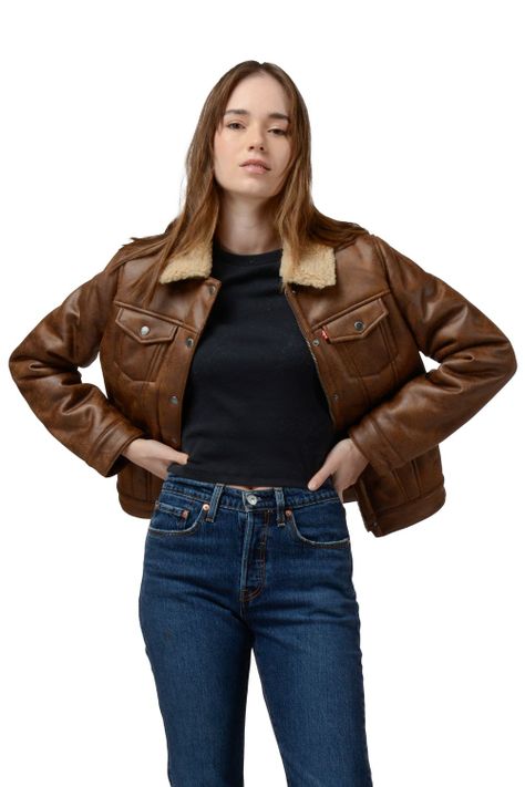 Chaqueta Mujer Chaqueta Café Levis 59544-0422-3