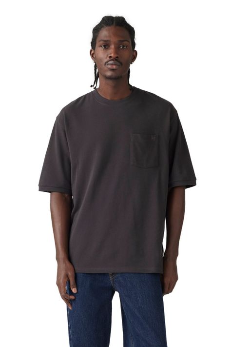 Polera Hombre Half Sleeve Pique Tee Negro Levis 001MN-0002-0
