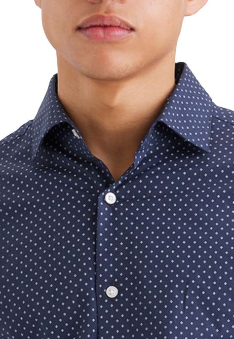 Camisa Hombre Crafted Slim Fit Azul A4285-0018-1