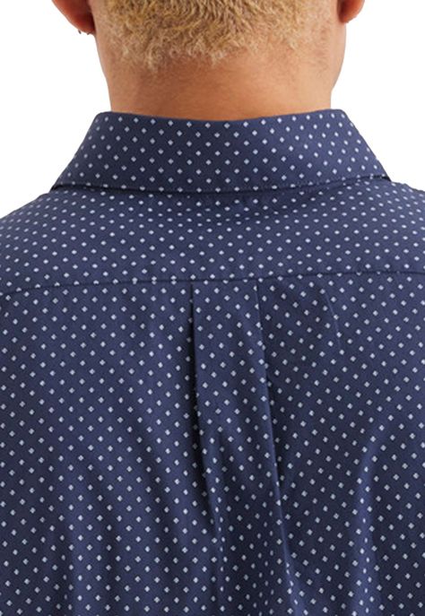 Camisa Hombre Crafted Slim Fit Azul A4285-0018-3