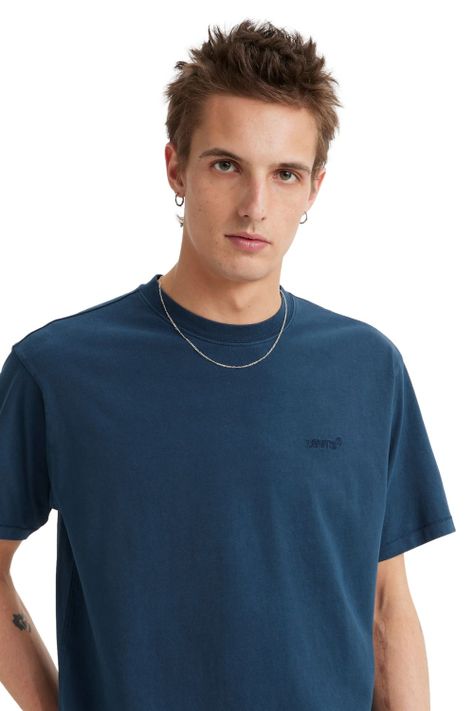 Polera Hombre Manga corta Red Tab Azul Levis A0637-0058-4
