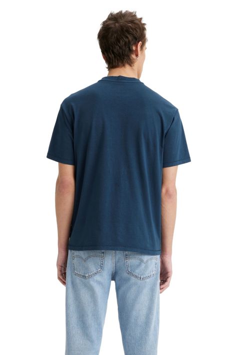 Polera Hombre Manga corta Red Tab Azul Levis A0637-0058-1