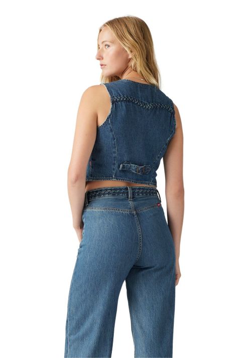 Chaqueta Mujer Braided Vest Azul Levis 001WQ-0000-1