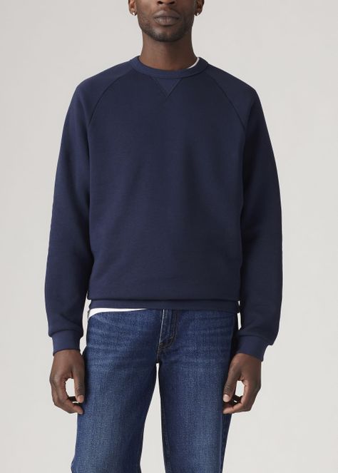 Polerón Hombre Red Tab Crewneck Azul Levis A7284-0011-0