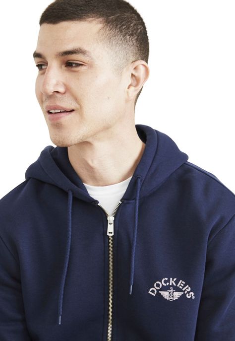 Polerón Hombre Full-Zip Regular Fit Azul A3149-0000-3