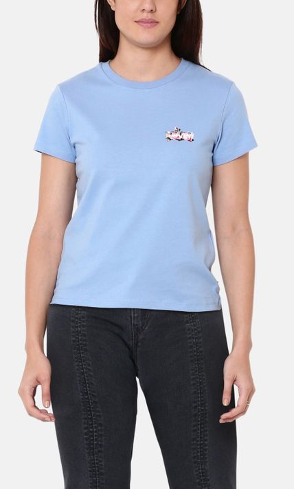 Polera Mujer Regular Fit Celeste Levis 17369-2765-0