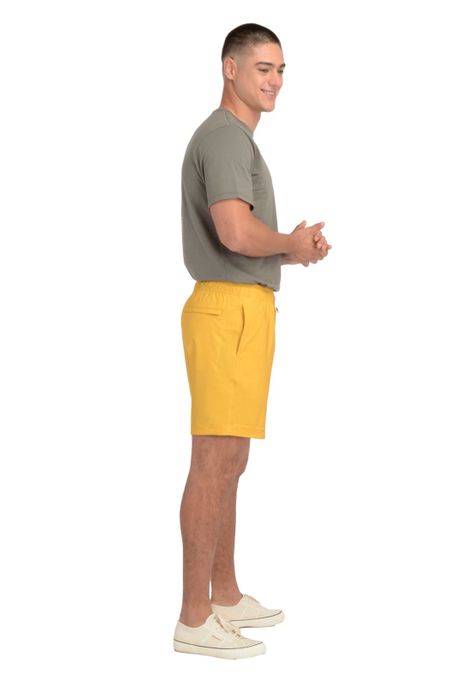 Traje de Baño Hombre Regular Fit Amarillo-1