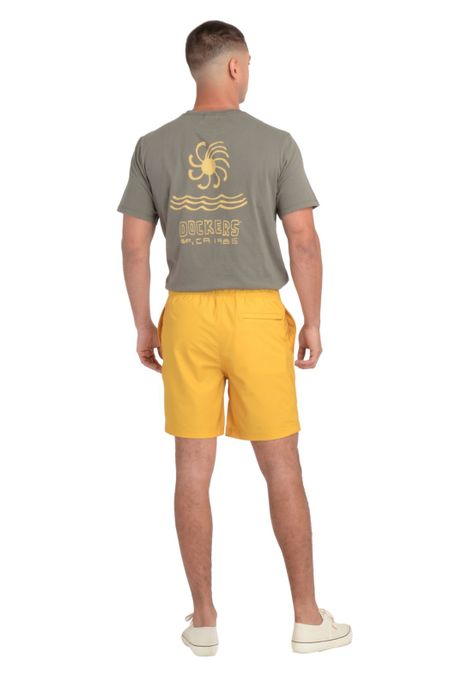 Traje de Baño Hombre Regular Fit Amarillo-2