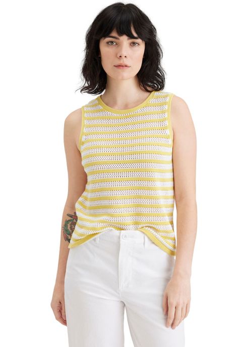 Sweater Mujer Tank Regular Fit Amarillo A6985-0001-0