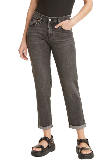Jeans Mujer Mid Rise Boyfriend Gris Levis 19887-0242-0
