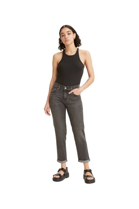 Jeans Mujer Mid Rise Boyfriend Gris Levis 19887-0242-3