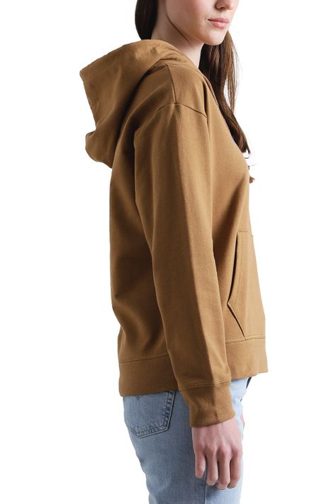 Polerón Mujer Gráfico Hoodie Logo Porter Café Levis 18487-0237-1