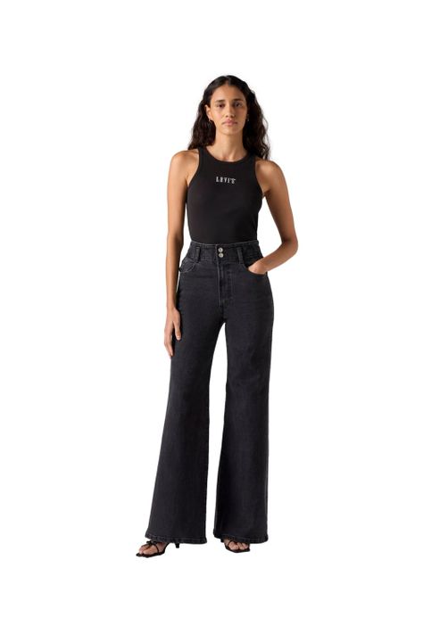 Jeans Mujer Ribcage Bells Corset Negro Levis 001UR-0005-3