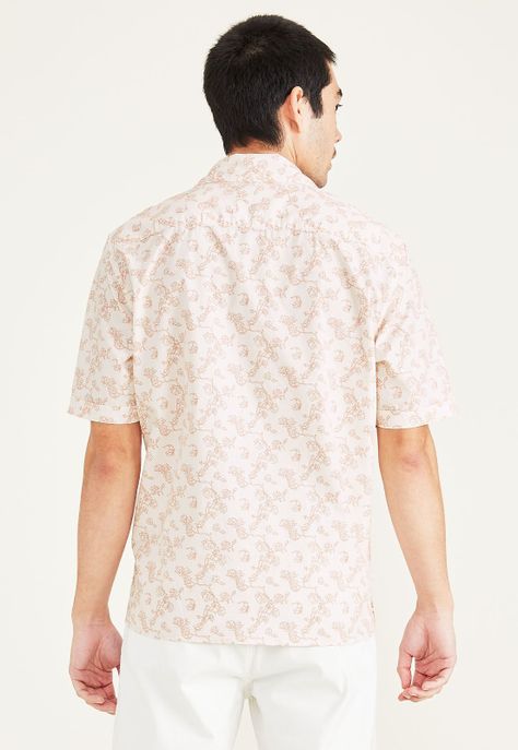 Camisa Seasonal Camp Collar Relaxed Fit Rosa-2