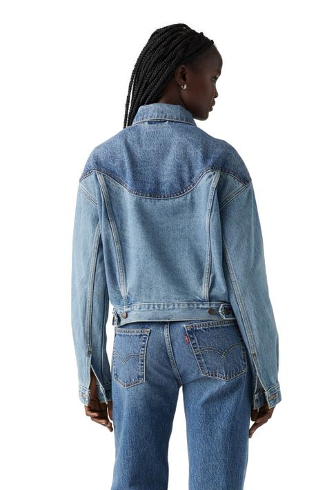 Chaqueta Mujer 90s Trucker Western Celeste Levis 001WO-0000-1