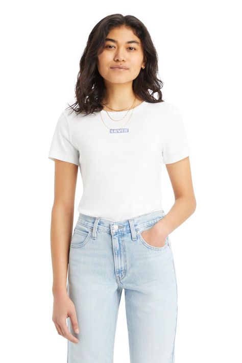 Polera Mujer Graphic Rickie Blanco Levis 17944-0069-0