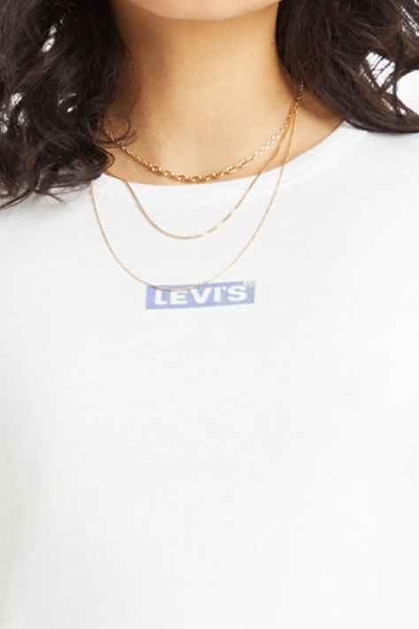 Polera Mujer Graphic Rickie Blanco Levis 17944-0069-1