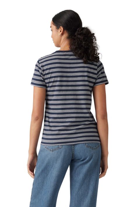 Polera Mujer Everet Stripe Negro Levis 39185-0357-1
