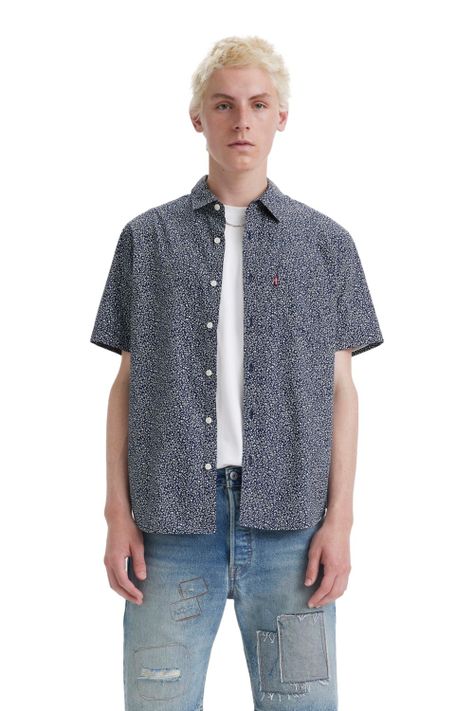 Camisa Hombre Ss Classic 1 Pkt Standrd Azul Levis 86627-0208-0