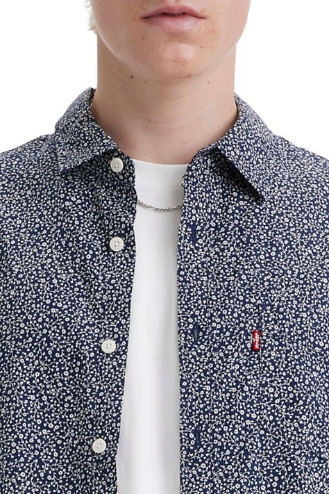 Camisa Hombre Ss Classic 1 Pkt Standrd Azul Levis 86627-0208-2