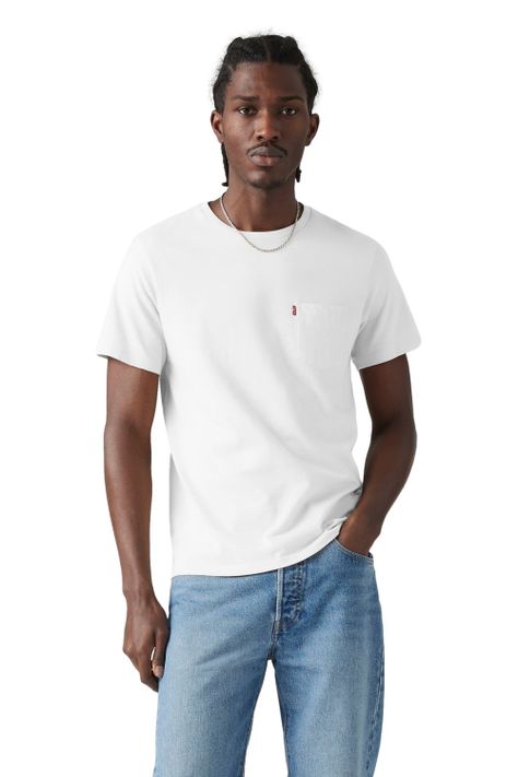 Polera Hombre The Hw Pocket Tee Blanco Levis A8605-0000-0