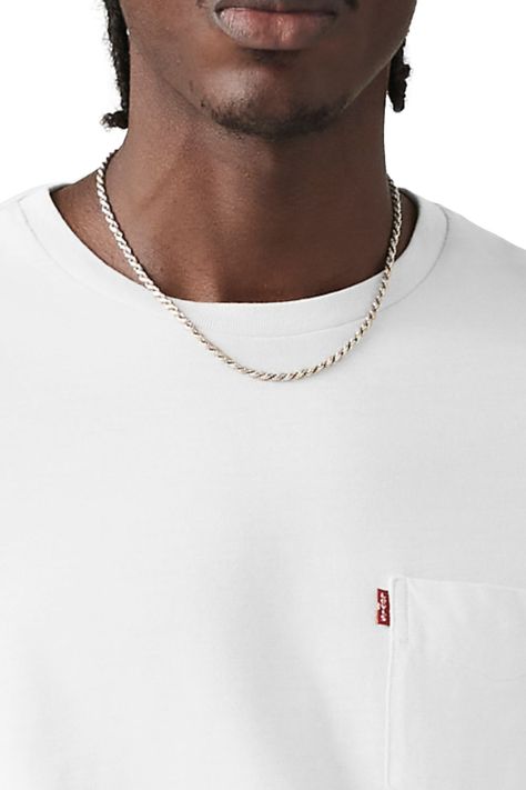 Polera Hombre The Hw Pocket Tee Blanco Levis A8605-0000-2
