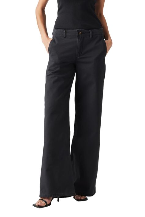 Pantalón Mujer XL Chino Negro Levis A8700-0001-0