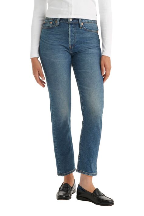 Jeans Mujer Wedgie Straight Azul Levis 34964-0218-0