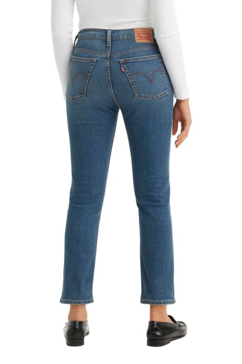Jeans Mujer Wedgie Straight Azul Levis 34964-0218-2