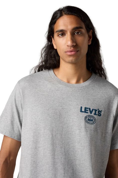 Polera Hombre Graphic Crewneck Tee Gris Levis 22491-1806-3