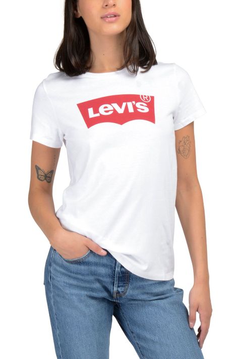 Polera Mujer Regular Fit Lisa con Blanco Levis 17369-0468-3