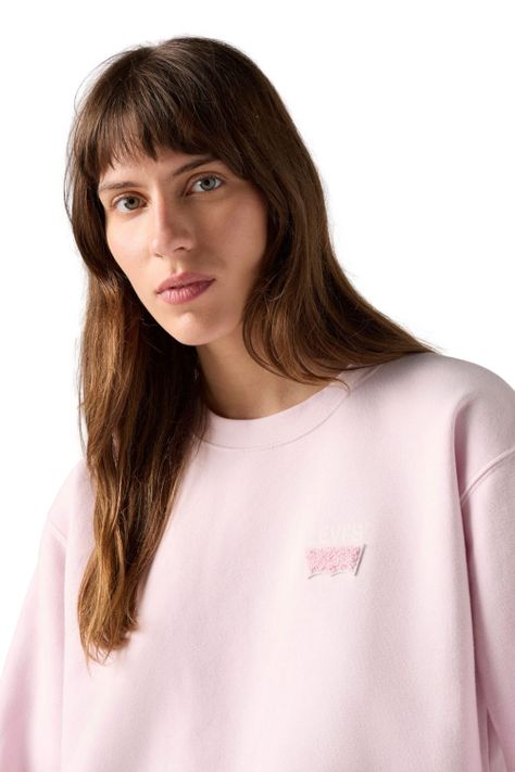 Polerón Mujer Gr Everyday Crew Rosado Levis A8800-0041-3