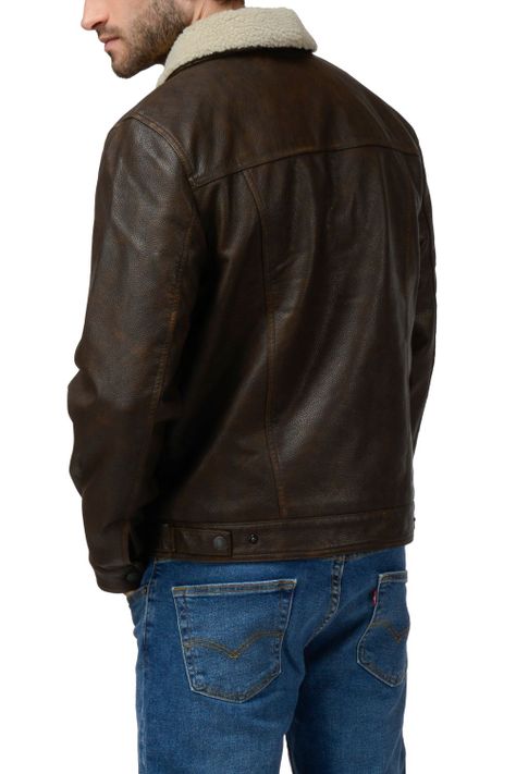Chaqueta Hombre Trucker Removable Sherpa Café Levis 59491-0484-2