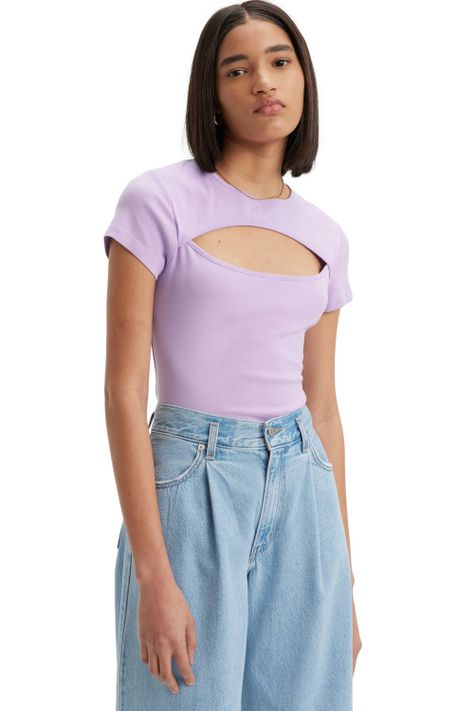 Polera Mujer Radio Cut Out Top Morado Levis A6741-0003-2