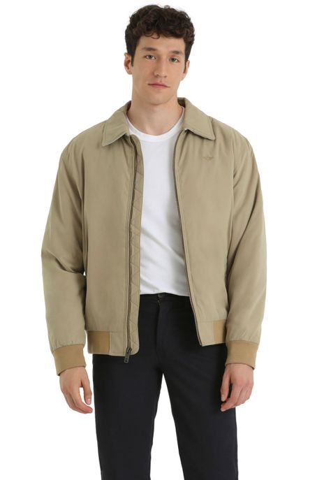 Chaqueta Hombre Microtwill Bomber Slim Fit Khaki 95868-0005-0