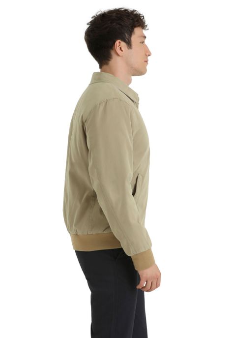 Chaqueta Hombre Microtwill Bomber Slim Fit Khaki 95868-0005-1