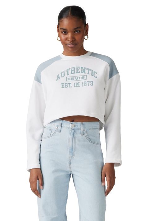 Polerón Mujer Gr Bleacher Sweatshirt Blanco Levis 001QZ-0000-0