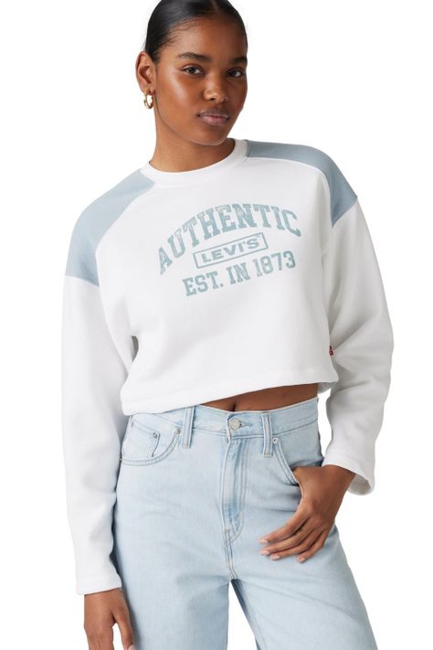 Polerón Mujer Gr Bleacher Sweatshirt Blanco Levis 001QZ-0000-2