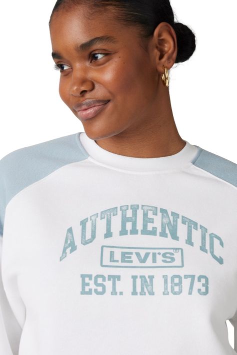 Polerón Mujer Gr Bleacher Sweatshirt Blanco Levis 001QZ-0000-3