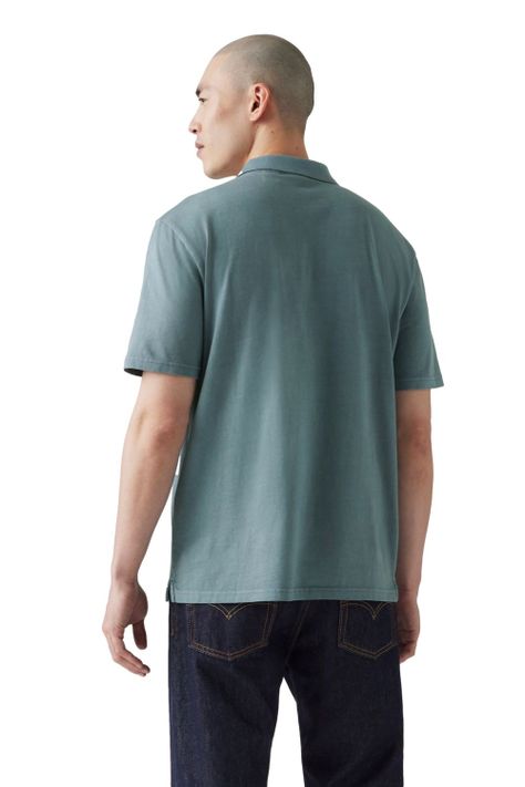 Polera Hombre Authentic Polo Celeste Levis A6735-0024-1