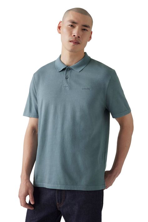 Polera Hombre Authentic Polo Celeste Levis A6735-0024-2