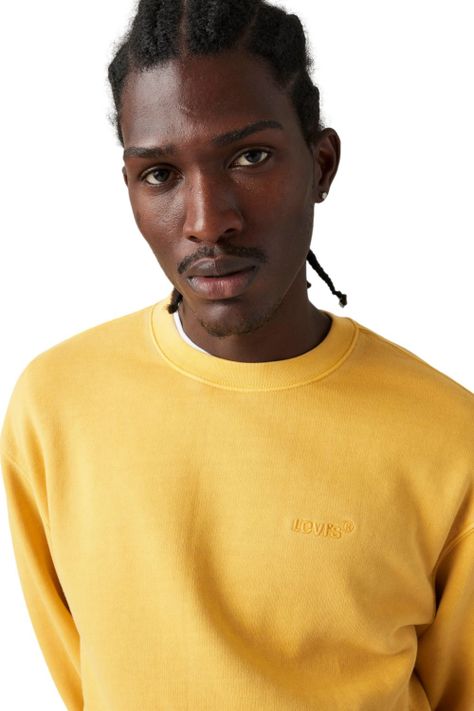Polerón Hombre Authentic Crew Amarillo Levis A9244-0019-3
