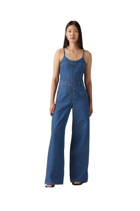 Enterito Mujer Bustier Jumpsuit Azul Levis 001WC-0003-3