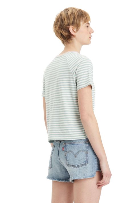 Polera Mujer Regular Fit Celeste Levis A8786-0003-1