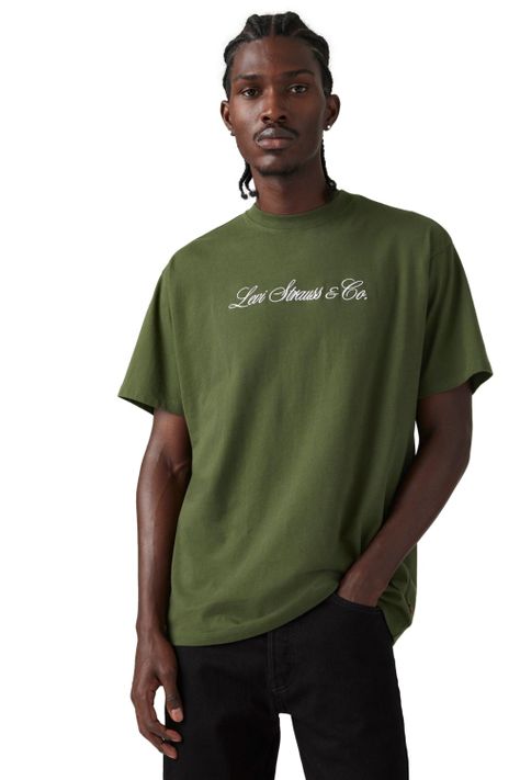 Polera Hombre Vintage Fit Graphic Tee Verde Levis 87373-0327-2