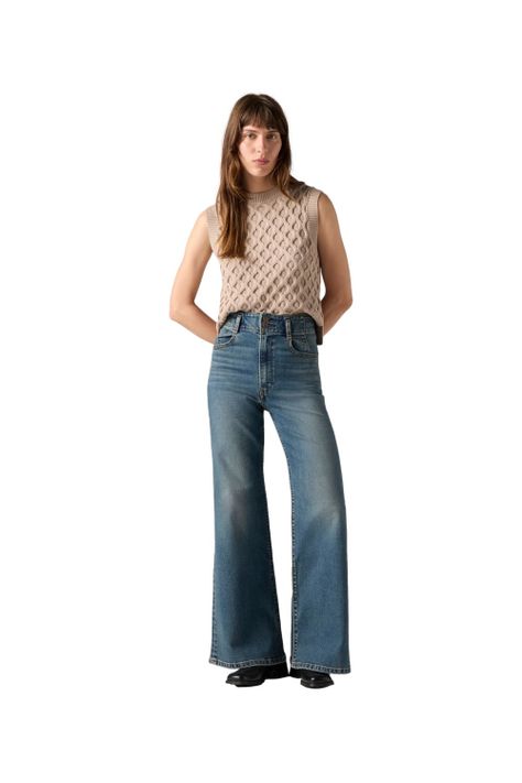 Jeans Mujer Ribcage Bells Corset Azul Levis 001UR-0000-3